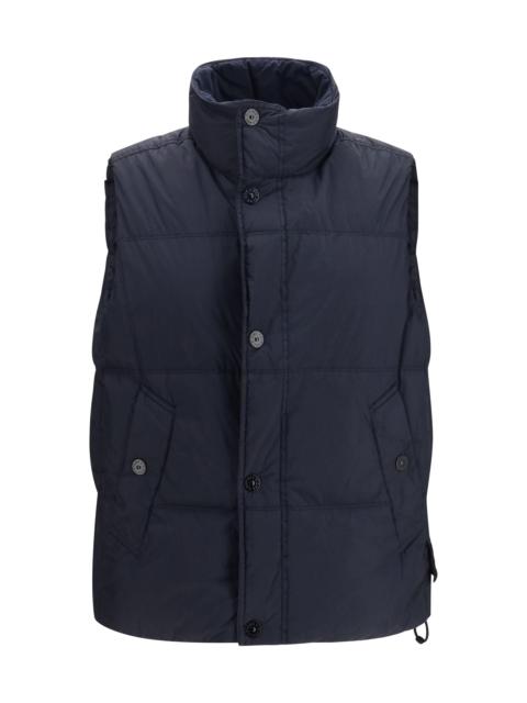 Stone Island Stone Island Crinkle Reps NY Padded Vest Navy Blue