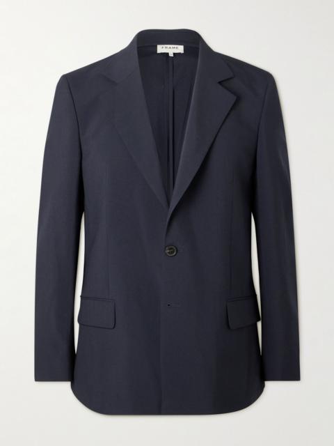 FRAME Wool Blazer Navy