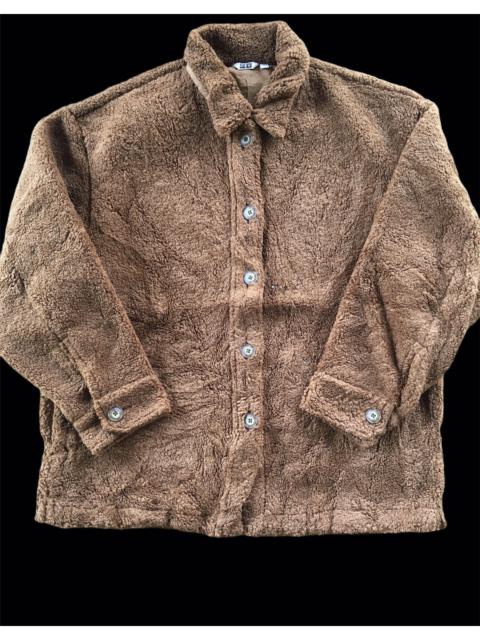 UNDERCOVER 💥RARE uniqlo UUU sherpa Knitwear button up