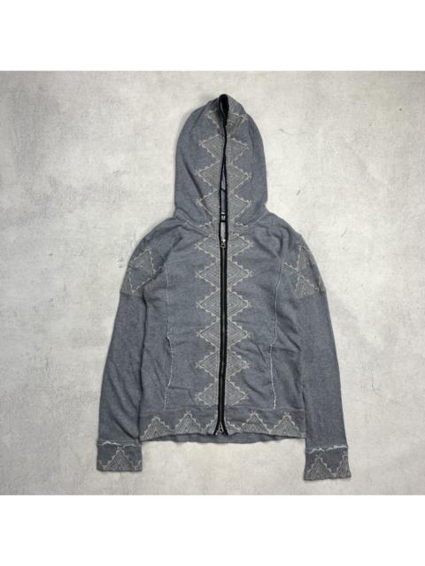 Other Designers PPFM Hoodie Ethnic Embroidery Geometric Tribal