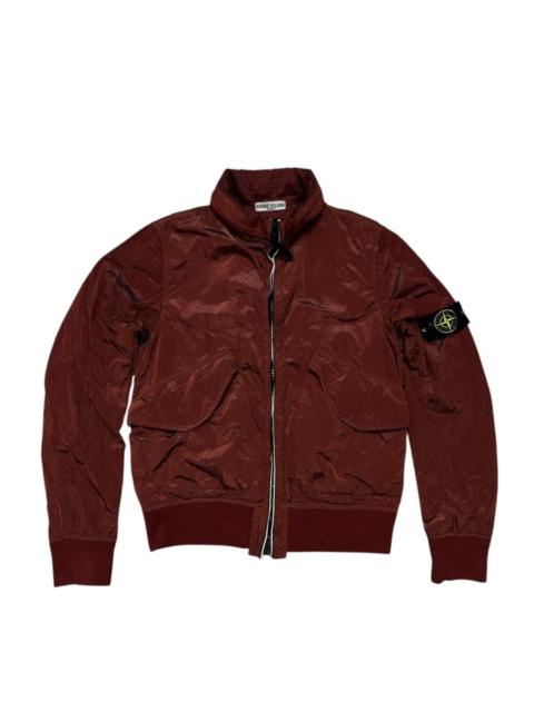Stone Island VINTAGE STONE ISLAND NYLON METAL BOMBER JACKET MEDIUM