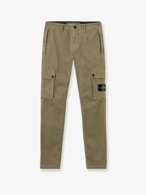 Stone Island Stone Island Cotton Blend Cargo Trousers
