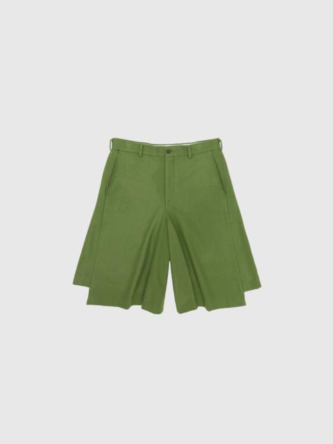 Comme des Garçons Homme Plus WOOL FLANNEL SHORTS