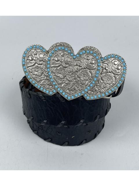 Other Designers Genuine Leather × Japanese Brand - big buckle leather belt tc21