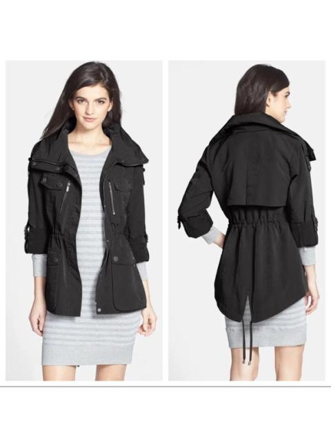 Other Designers BCBGMaxAzria - BCBG MaxAzria Brooke Utility Anorak Raincoat