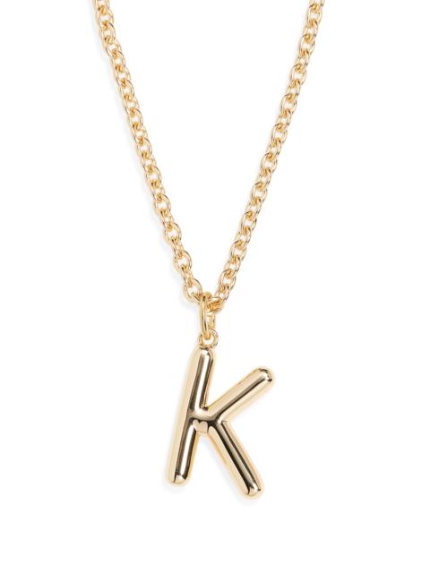 ROXANNE ASSOULIN ROXANNE ASSOULIN The Big Puffy Initial Pendant Necklace in Gold