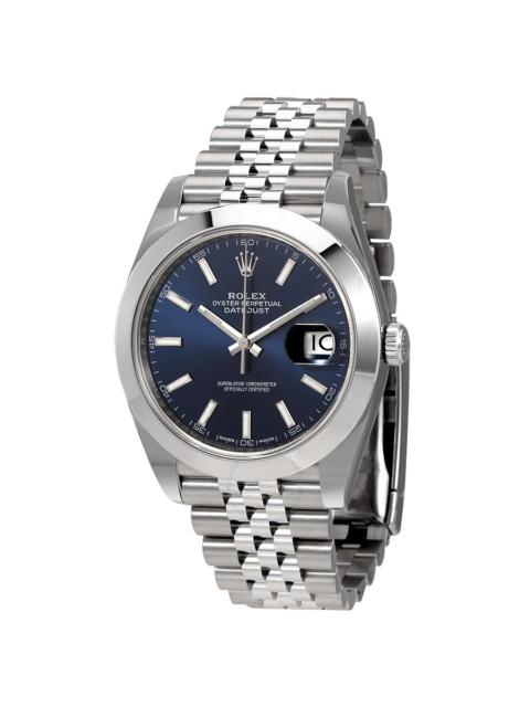 ROLEX Rolex Datejust 41 Blue Dial Automatic Men's Watch 126300BLSJ