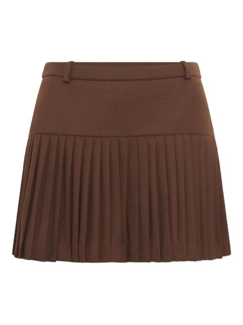 Marine Serre Marine Serre Pleated Mini Skirt