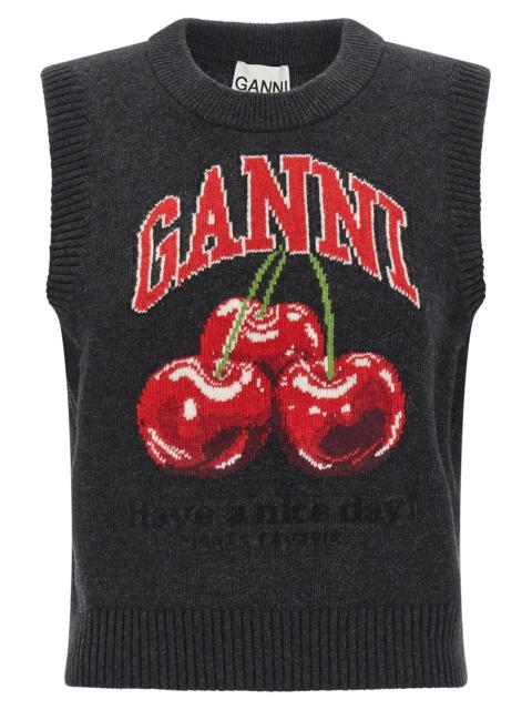 GANNI Ganni Women 'Cherry' Vest