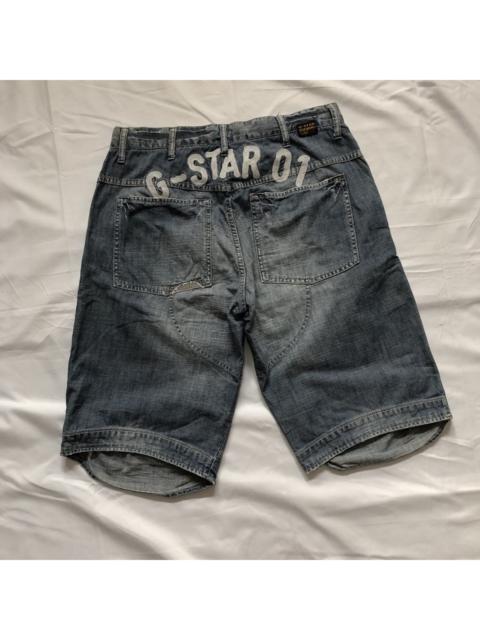Other Designers G-Star - Vintage Y2K G Star RAW Baggy Denim Shorts Big Logo