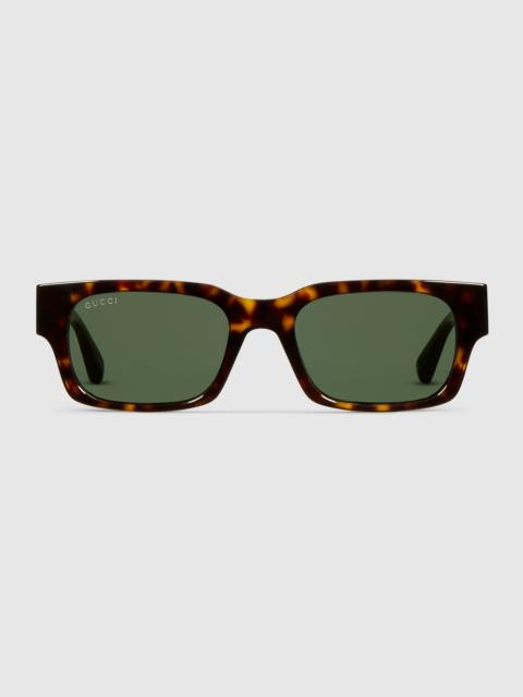 GUCCI Rectangular frame sunglasses