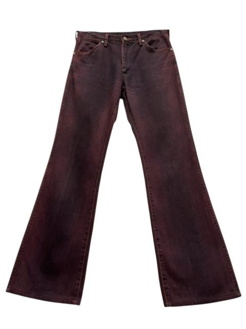 Other Designers Le Grande Bleu (L.G.B.) - 🔥VERY RARE🔥Vintage WRANGLER Smoke Maroon Flare Denim