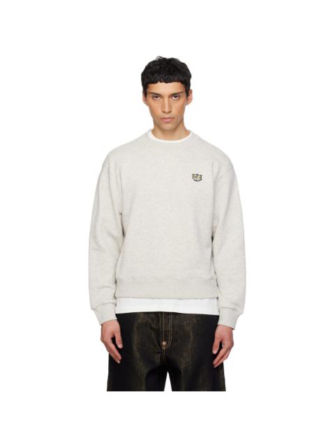 KENZO Gray Kenzo Paris 'KENZO Wild Tiger' Embroidered Sweatshirt