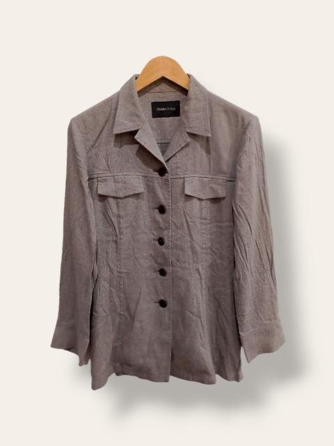 Other Designers If Six Was Nine - MARIKO KOHGA Japan Made Double Pocket Button Up Rayon Shirt