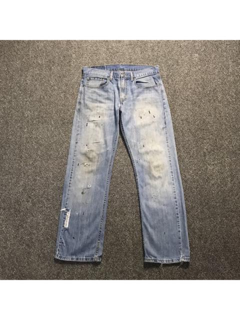 Other Designers Vintage - Vintage Distressed Levi’s 559 Painted Denim Jeans