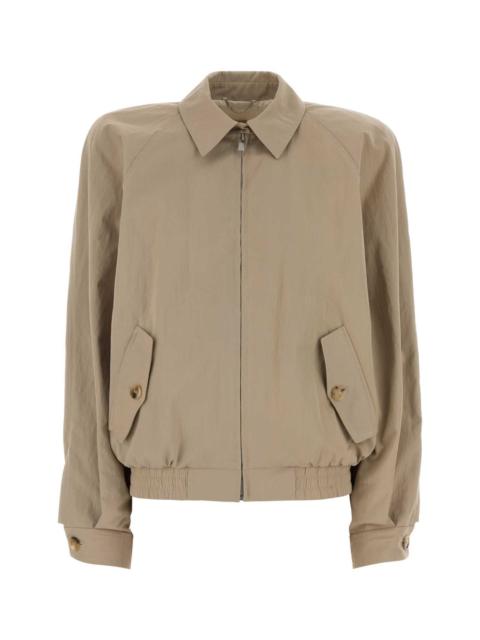 MAGDA BUTRYM Magda Butrym Women Beige Cotton Blend Bomber Jacket