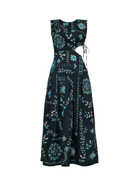 Agua by Agua Bendita Otoño Relicario Midi Dress