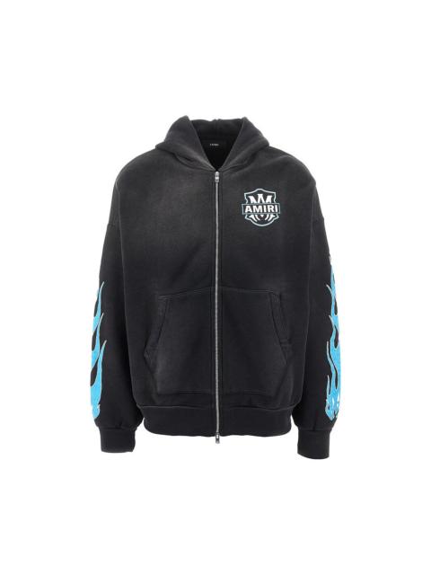 AMIRI 'MA FLAMES' FULL-ZIP HOODIE