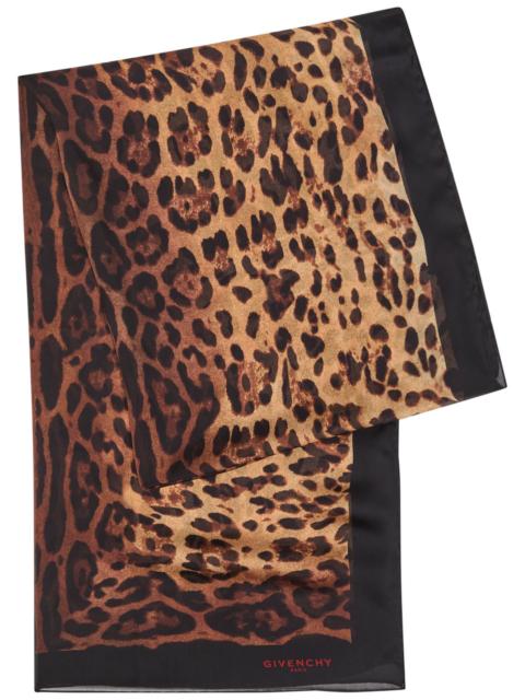 Givenchy Givenchy Leopard-print Silk Scarf