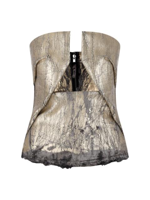 Rick Owens 'KUNST' BUSTIER TOP