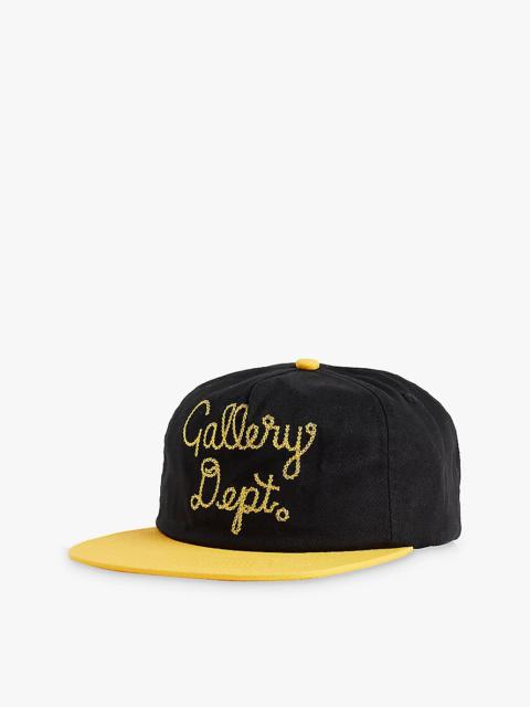 Collector brand-embroidered cotton cap