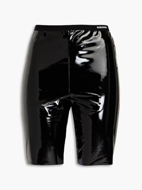 REDValentino Vinyl shorts