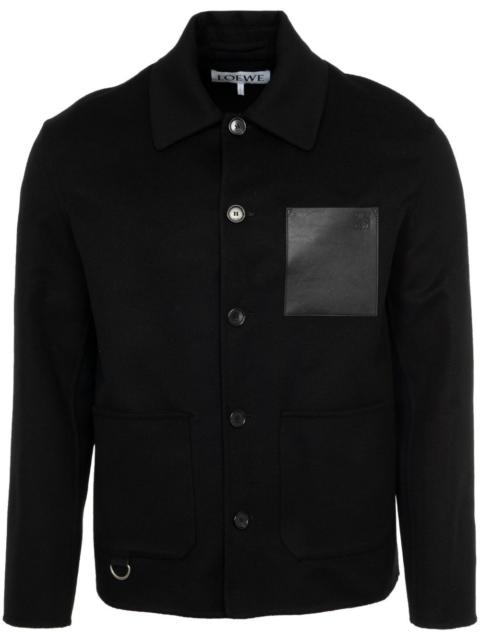 Loewe Loewe Men Wool And Cashmere Workwear Jacket