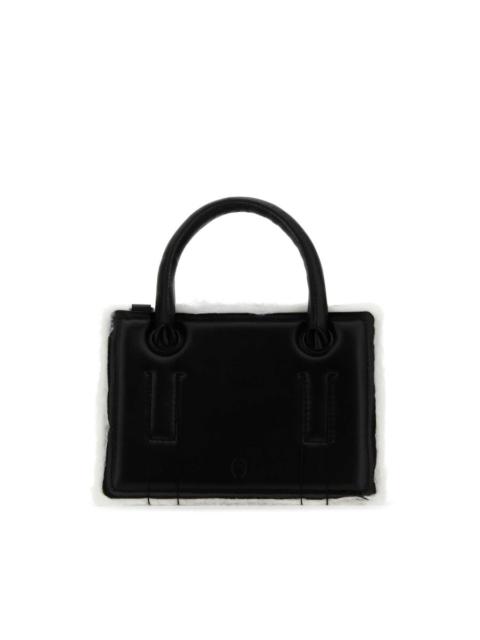 Other Designers Dentro Black Leather Mini Otto Handbag