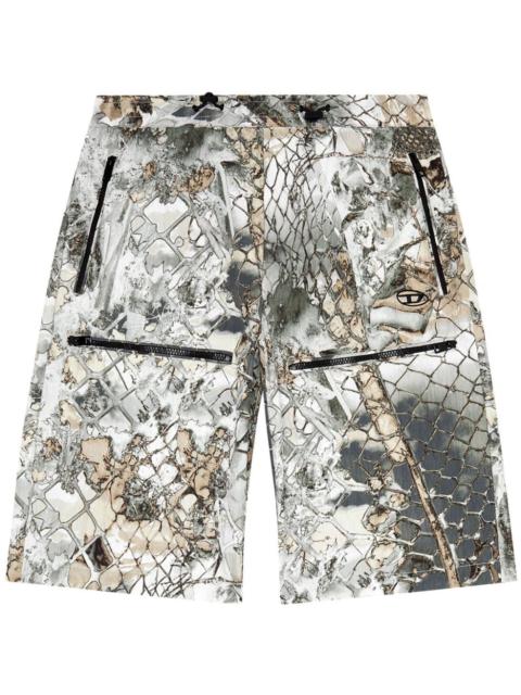Diesel P-Mckell graphic-print shorts