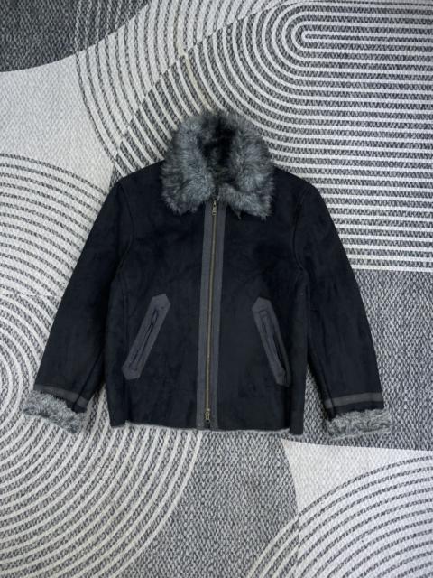 Other Designers Vintage Comme Ca Ism Faux Fur Collar Jacket