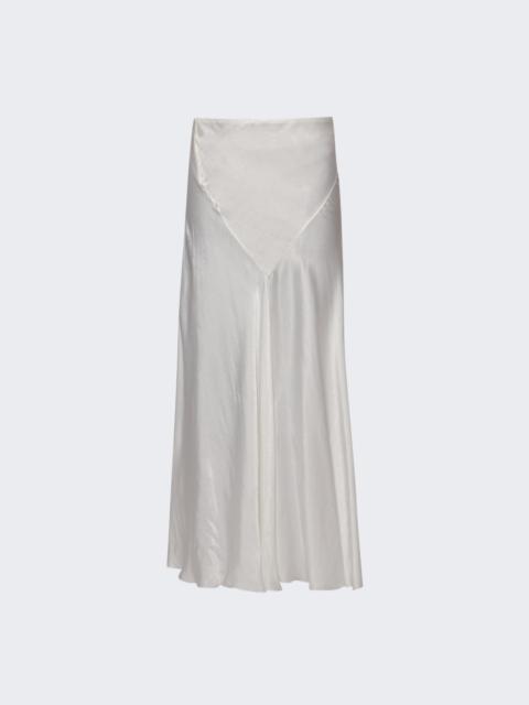 The Row Luce Skirt Off White