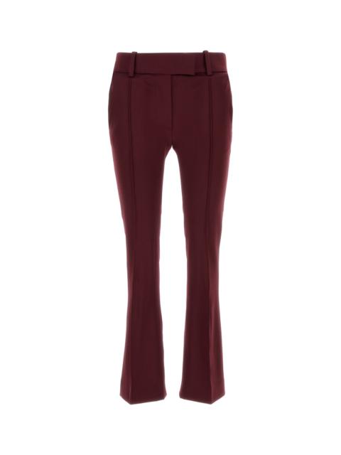 THE ATTICO Plum gabardine pant