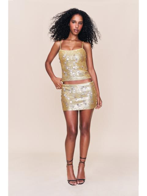 GUIZIO PAILLETTE MINI SKIRT