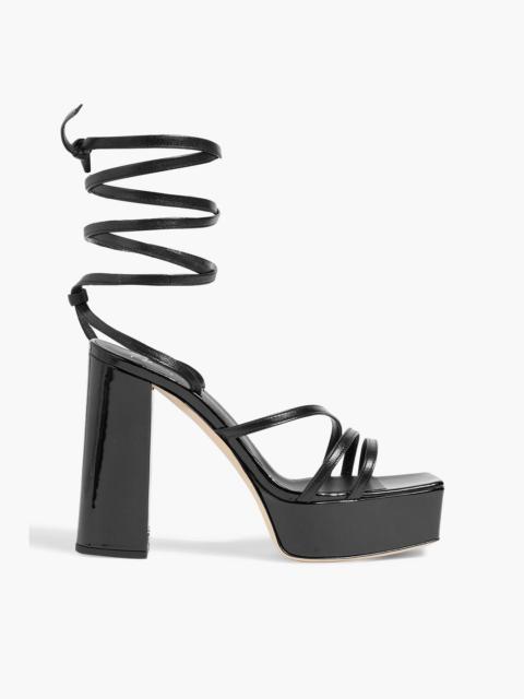 Giuseppe Zanotti Flavienne leather platform sandals