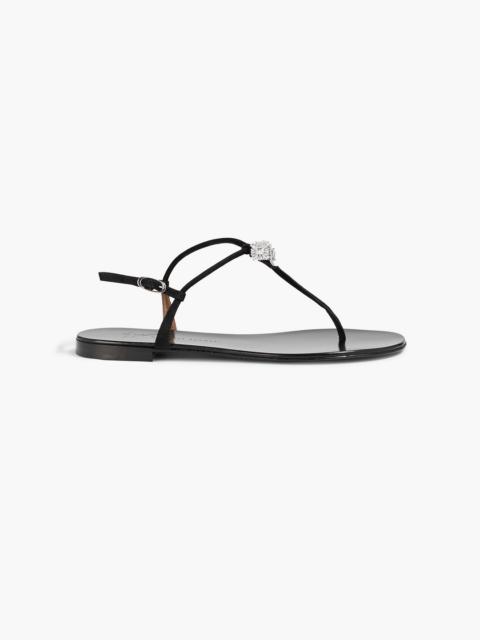 Giuseppe Zanotti Maryland crystal-embellished suede sandals