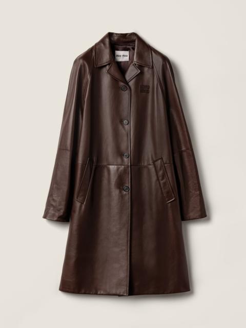 Miu Miu Nappa leather coat