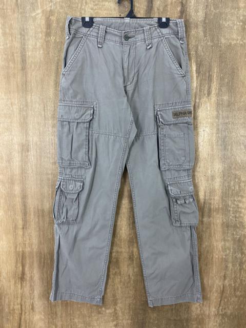 Other Designers Alpha Industries - Alpha Industries Inc. Grey Cargo Multipocket Pants #1474