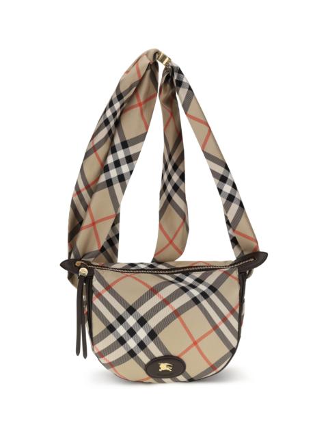 Burberry Burberry Ribbon Silk Twill Shoulder Bag Sand