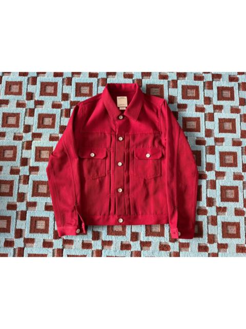visvim Visvim 18SS 101 jacket in red burgundy