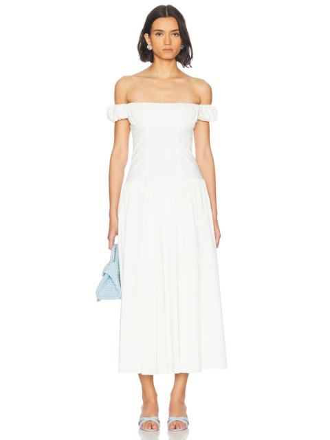 CAROLINE CONSTAS Augusta Drop Waist Maxi Dress
