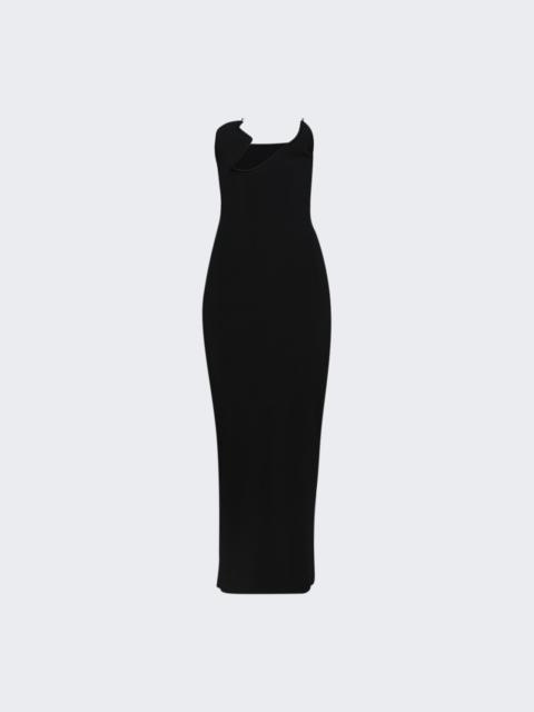 CHRISTOPHER ESBER Odessa Arced Column Knit Dress Black