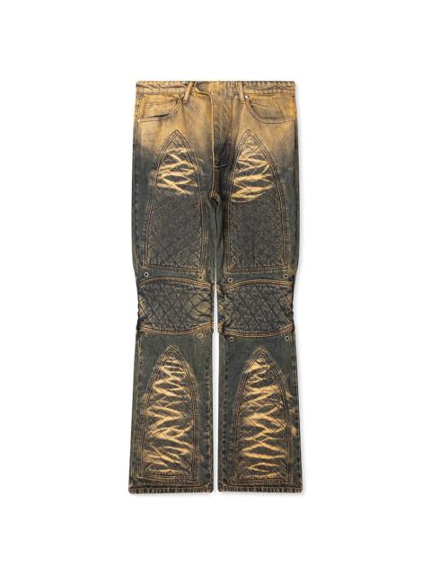 WHO DECIDES WAR MOTO DENIM - RUST/DENIM