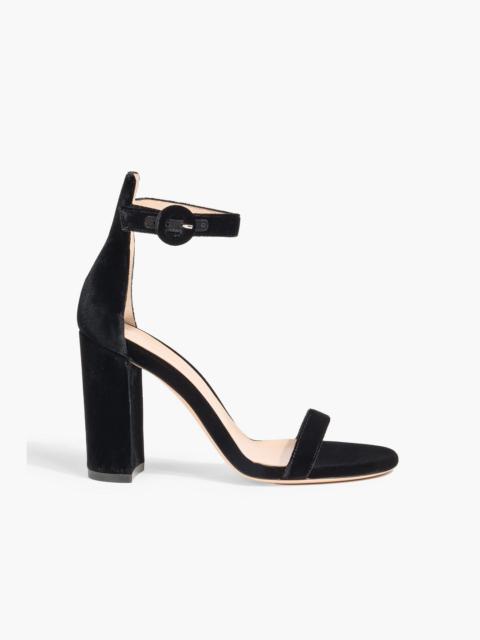 Gianvito Rossi Gaeta velvet sandals
