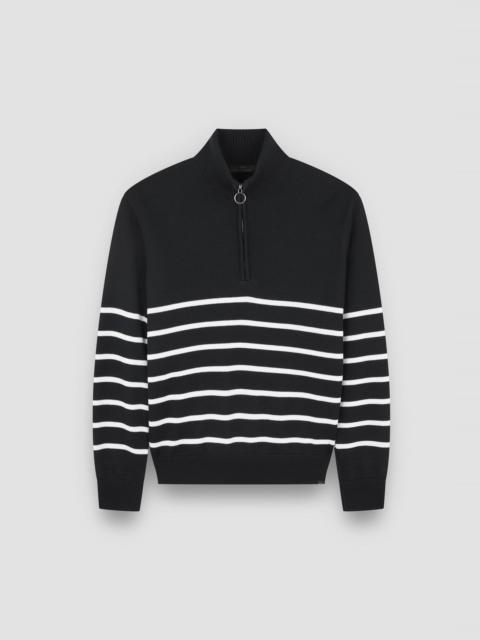 Paul & Shark SOFT COOL TOUCH WOOL HALF ZIP SWEATER