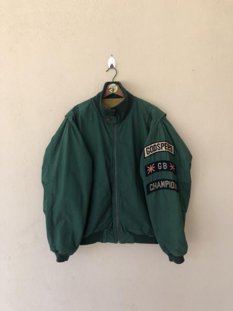 Other Designers Vintage - Vintage Godspeed GB Champion Racing Bomber Jacket