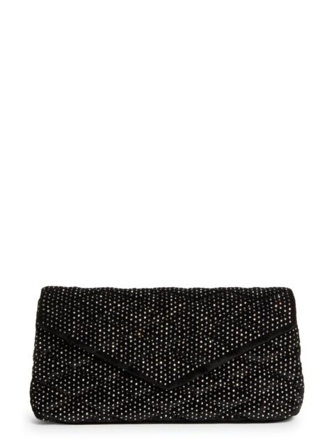 Saint Laurent Large Sade Studded Clutch in 1000 Nero/Nero at Nordstrom