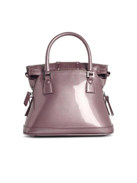 Maison Margiela Maison Margiela Micro '5AC Classique' Purple Leather Bag