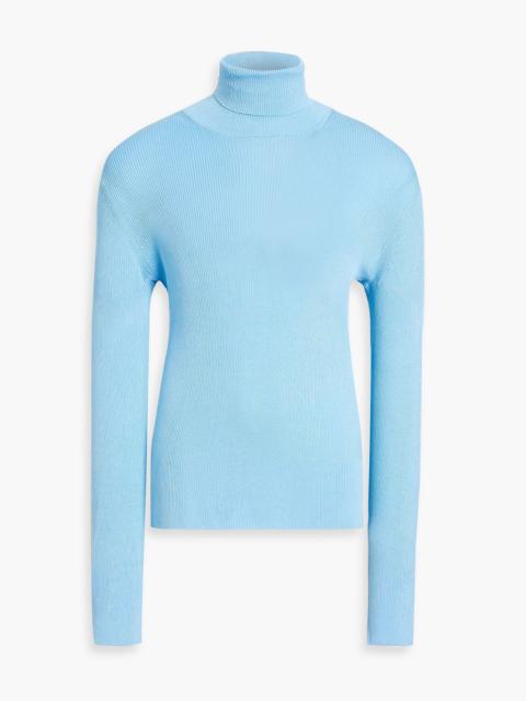 TOM FORD Ribbed silk turtleneck sweater
