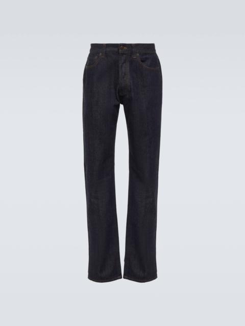 Kamen high-rise slim jeans