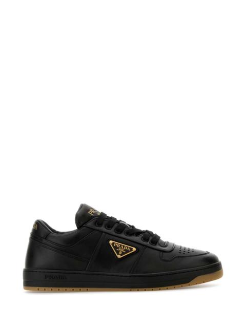 Prada Prada Men Black Nappa Leather Downtown Sneakers